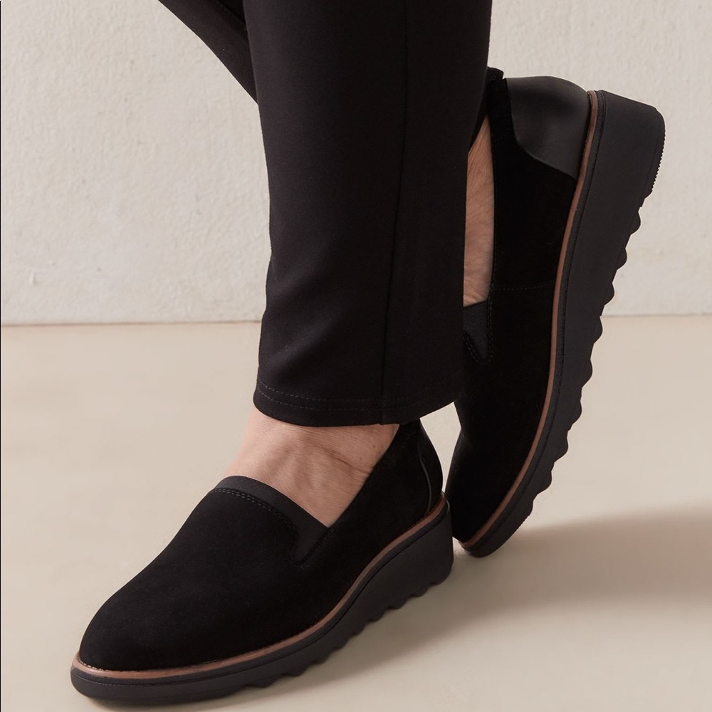 New Sharon Dolly Wide Wedge Casual Shoe - Clarks - Picture 14 of 16